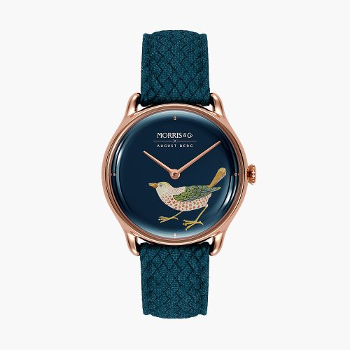 Đồng hồ August Berg Strawberry Thief Bird Indigo M1STB0630A16VID 30mm