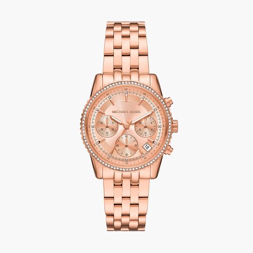 Đồng hồ Michael Kors Mini Bryant Pavé Rose Gold-Tone MK7531 35mm