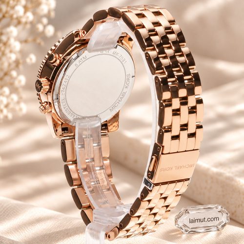 Mặt sau và khóa đồng hồ Michael Kors Mini Bryant MK7531