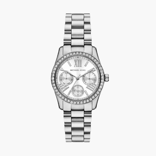 Đồng hồ Michael Kors Mini Lexington Pavé Silver-Tone MK4979 33mm