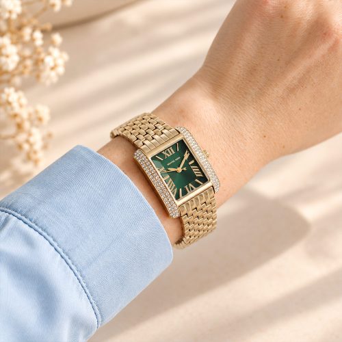 Đồng hồ Michael Kors Petite Emery MK4742 27mm khi đeo