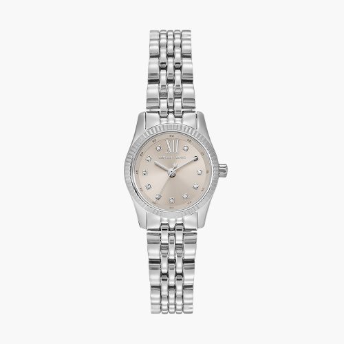 Đồng hồ Michael Kors Petite Lexington Pavé Silver-Tone MK4843 26mm
