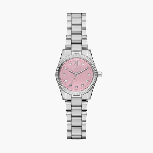 Đồng hồ Michael Kors Petite Lexington Pavé Silver-Tone MK4996 26mm