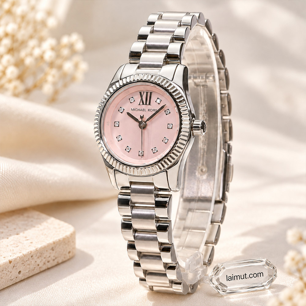 Ảnh thực tế đồng hồ Michael Kors Petite Lexington MK4996 tại Laimut