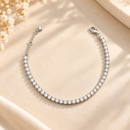 Ảnh thực tế lắc tay Pandora Sparkling Tennis 591469C01 tại Laimut
