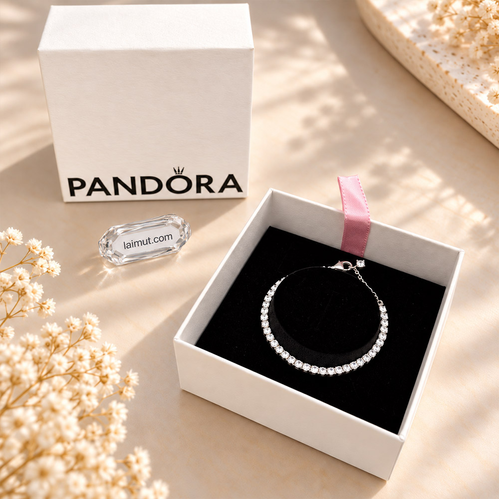Lắc tay Pandora Sparkling Tennis 591469C01 fullbox