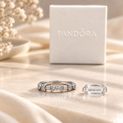 Ảnh thực tế nhẫn Pandora Bow Station 194233C01 tại Laimut