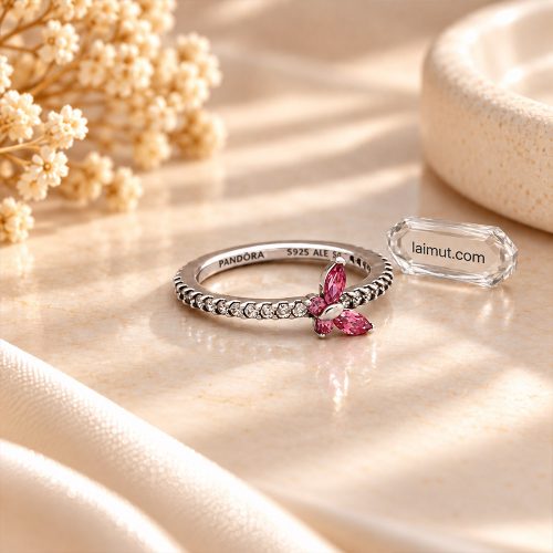 Mặt sau nhẫn Pandora Sparkling Butterfly 194269C02