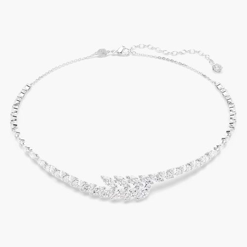 Vòng cổ Swarovski Mesmera Marquise Cut 5748004 màu trắng mạ rhodium