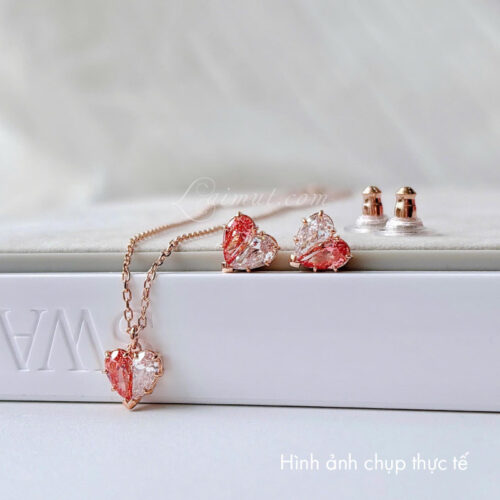 Bộ Trang Sức Swarovski Chính Hãng Heart Gema 520 Set 5653009