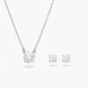 Bộ Trang Sức Swarovski Rhodium Stilla Attract Set 5113468