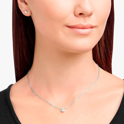 Bộ Trang Sức Swarovski Rhodium Stilla Attract Set 5113468