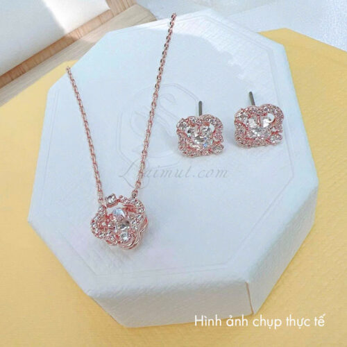 Bộ Trang Sức Swarovski Cỏ 4 Lá Sparkling Dance Set 5642930