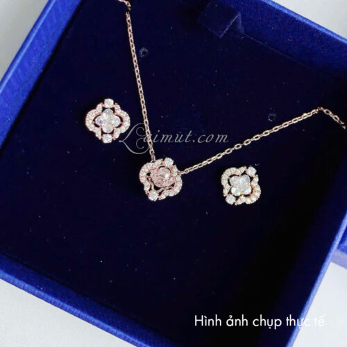 Bộ Trang Sức Swarovski Cỏ 4 Lá Sparkling Dance Set 5642930