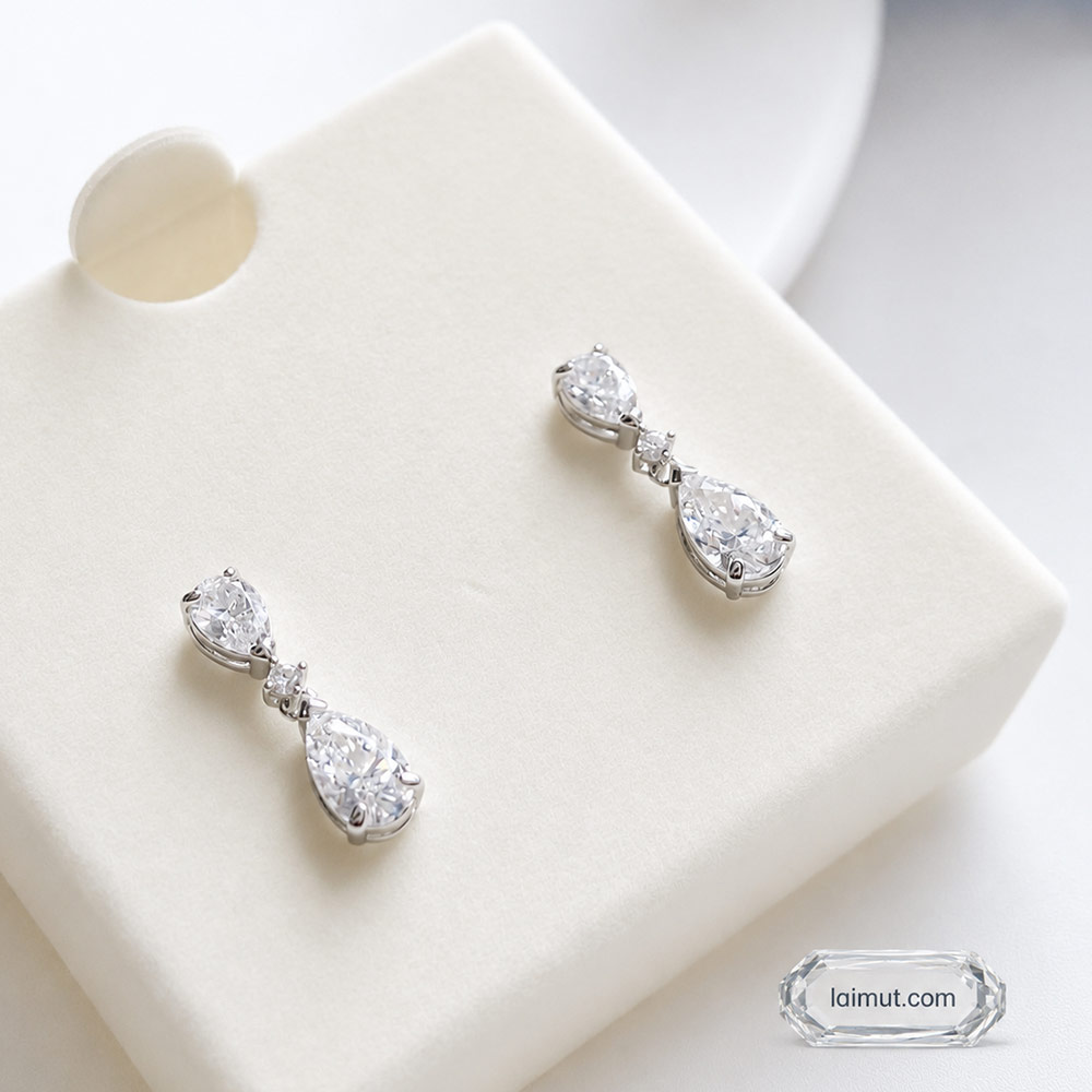 Bộ trang sức Swarovski 5674306 chính hãng | Mesmera set | Laimut | Ảnh chụp thực tế