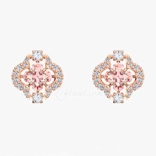 Bông Tai Cỏ 4 Lá Swarovski Sparkling Dance Earrings 5516488