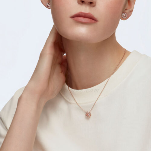 Bông Tai Cỏ 4 Lá Swarovski Sparkling Dance Earrings 5516488