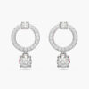 Bông Tai Swarovski Chính Hãng Attract Hoop Earrings 5563278