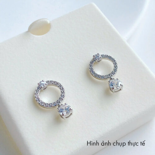 Bông Tai Swarovski Chính Hãng Attract Hoop Earrings 5563278
