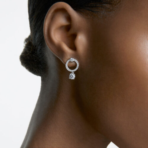 Bông Tai Swarovski Chính Hãng Attract Hoop Earrings 5563278