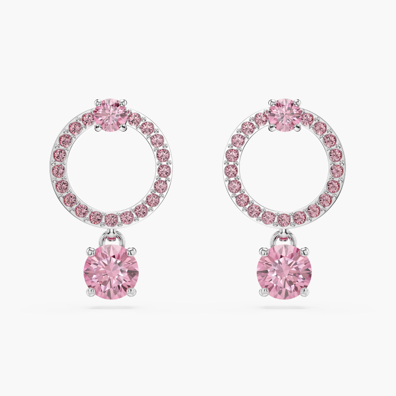 Bông Tai Swarovski Chính Hãng Attract Drop Earrings 5723565