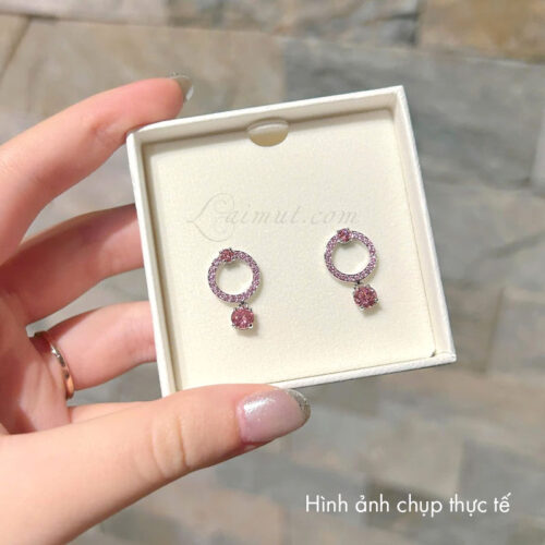 Bông Tai Swarovski Chính Hãng Attract Drop Earrings 5723565