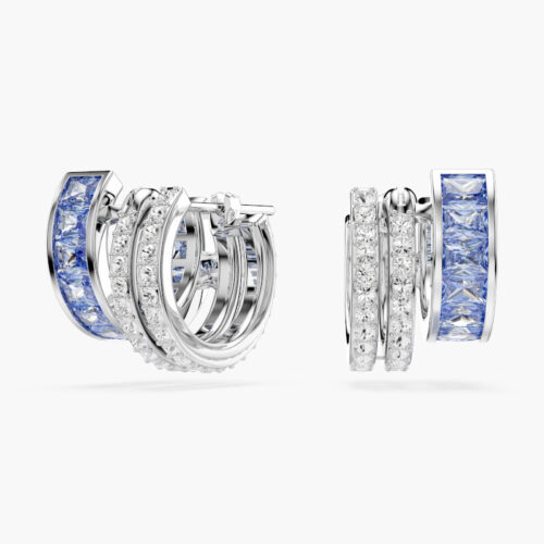 Bông Tai Swarovski Chính Hãng Blue Connexus Hoop Earrings 5690030