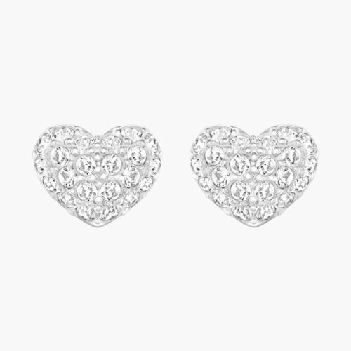 Bông Tai Swarovski Trái Tim Chính Hãng Heart Stud Earrings 5109990