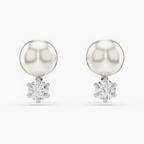 Bông Tai Swarovski Chính Hãng Matrix Pearl Stud Earrings 5694225