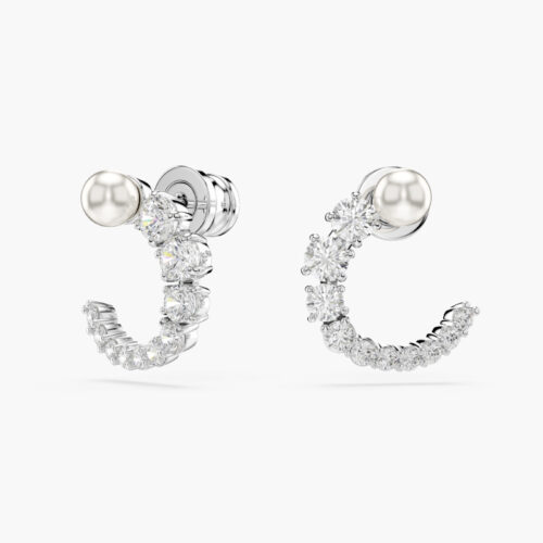 Bông Tai Swarovski Chính Hãng Matrix Hoop Earrings 5692260