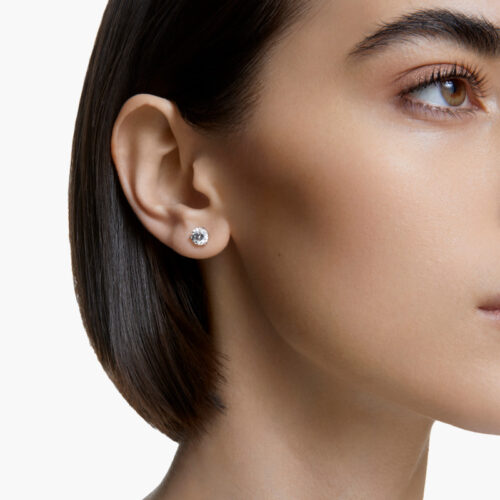Bông Tai Swarovski Round Cut Solitaire Stud Earrings 1800046