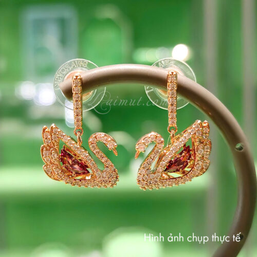 Bông Tai Swarovski Chính Hãng Dancing Swan Earrings 5614124