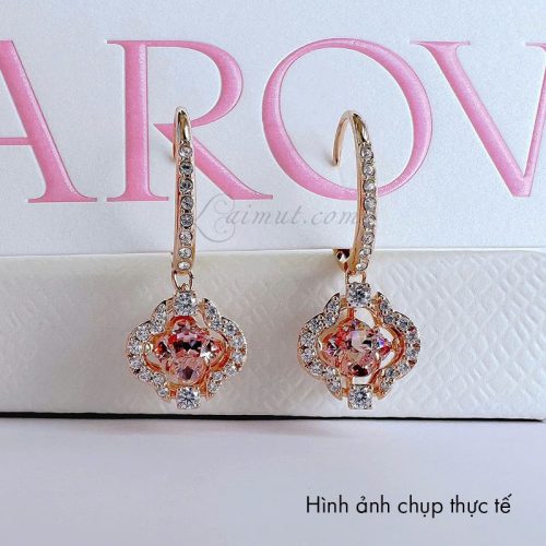 Bông Tai Swarovski Cỏ 4 Lá Sparkling Dance Drop Earrings 5516477