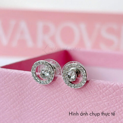 Bông Tai Swarovski Creativity Circle Pierced Earrings 5201707