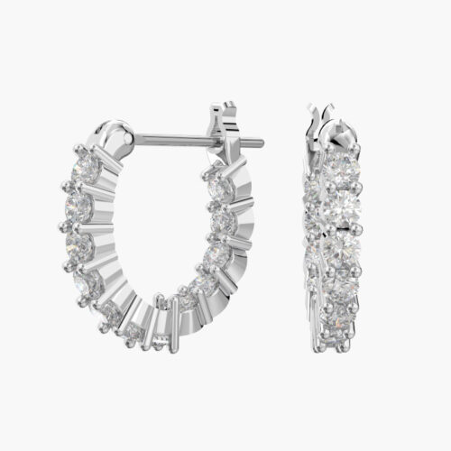 Hoa Tai Swarovski Chính Hãng Matrix Vittore Hoop Earrings 5562126 5633866