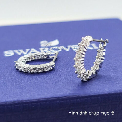 Hoa Tai Swarovski Chính Hãng Matrix Vittore Hoop Earrings 5562126 5633866