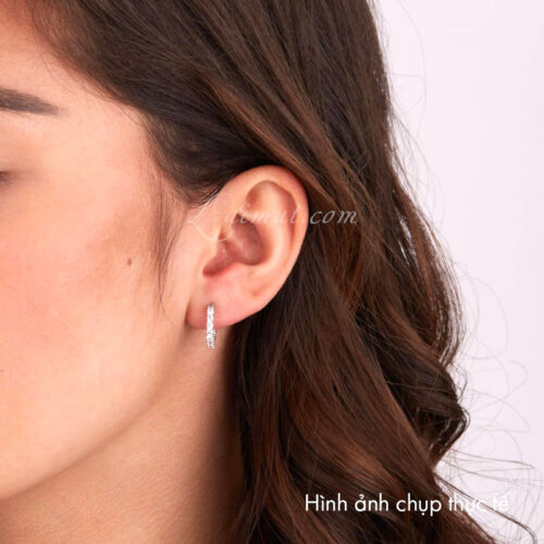 Hoa Tai Swarovski Chính Hãng Matrix Vittore Hoop Earrings 5562126 5633866