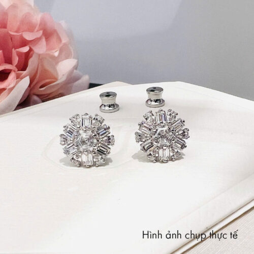 Bông Tai Swarovski Bông Tuyết Snowflake Idyllia Stud Earrings 5701593