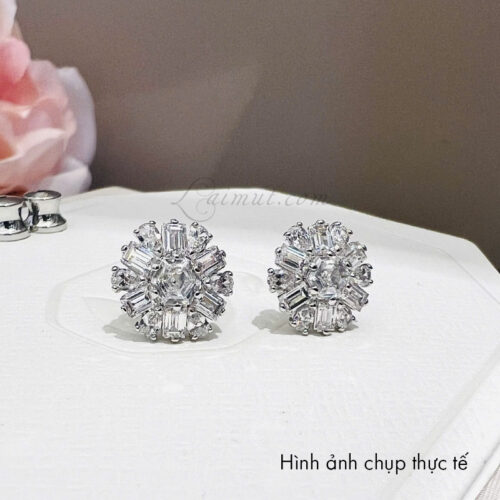 Bông Tai Swarovski Bông Tuyết Snowflake Idyllia Stud Earrings 5701593