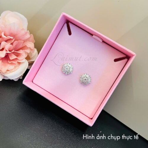 Bông Tai Swarovski Bông Tuyết Snowflake Idyllia Stud Earrings 5701593