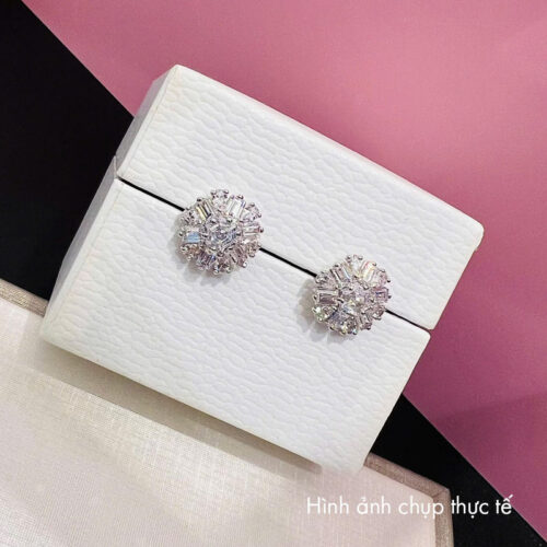 Bông Tai Swarovski Bông Tuyết Snowflake Idyllia Stud Earrings 5701593