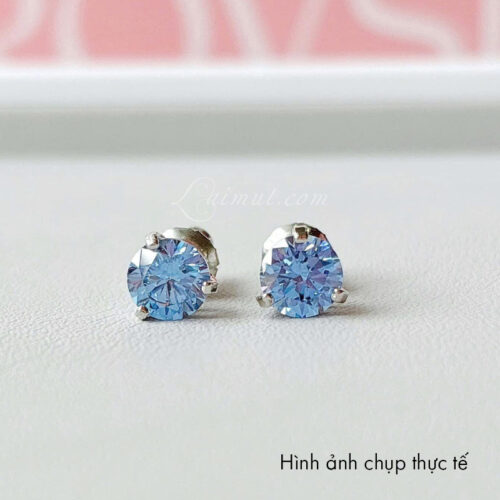Bông Tai Swarovski Chính Hãng Solitaire Stud Earrings 5725002