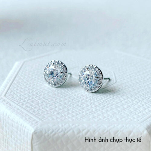 Bông tai Swarovski 5636269 chính hãng | Una Angelic Stud Earrings | Ảnh thật 03