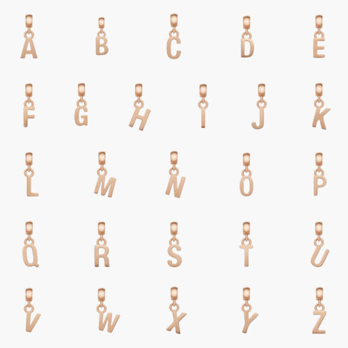 Charm Chữ Cái A-Z Daniel Wellington Letter Charm Rose Gold