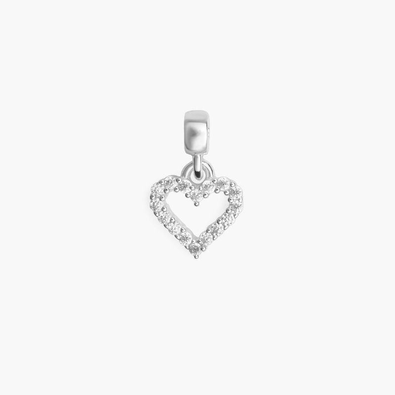 Charm Daniel Wellington Bạc S925 Heart Contour DW00401051