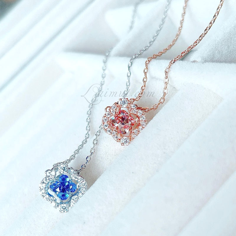 Shop Swarovski Idyllia Rose-Goldtone & Swarovski Crystal Four-Leaf Clover  Pendant Necklace | Saks Fifth Avenue