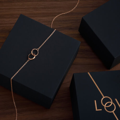 Dây Chuyền Daniel Wellington Elan Unity Necklace DW00400166 Rose Gold, Vàng Hồng