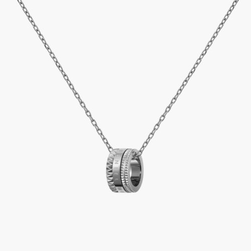 Dây Chuyền Daniel Wellington Chính Hãng Elevation DW00400195 Silver, Bạc