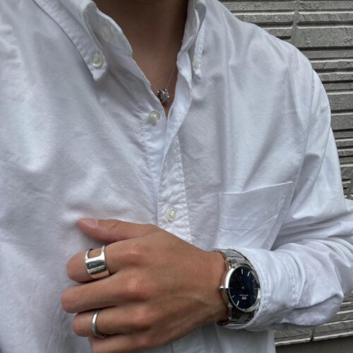 Dây Chuyền Daniel Wellington Chính Hãng Elevation DW00400195 Silver, Bạc