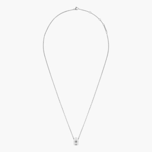 Dây Chuyền Daniel Wellington Chính Hãng Emalie DW00400304 Silver Satin White